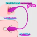 Double-Headed-Vibrator-Waterproof-7-Speed -Charging-Couple-Women-Anal-sex-Toy
