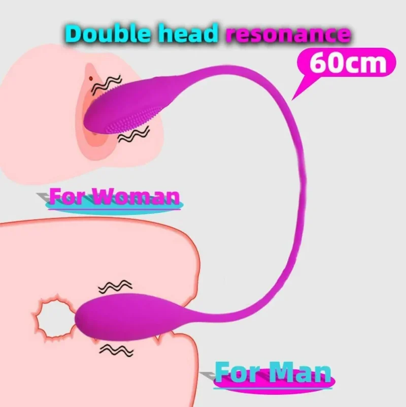Double-Headed-Vibrator-Waterproof-7-Speed -Charging-Couple-Women-Anal-sex-Toy