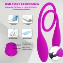 Double-Headed-Vibrator-Waterproof-7-Speed -Charging-Couple-Women-Anal-sex-Toy