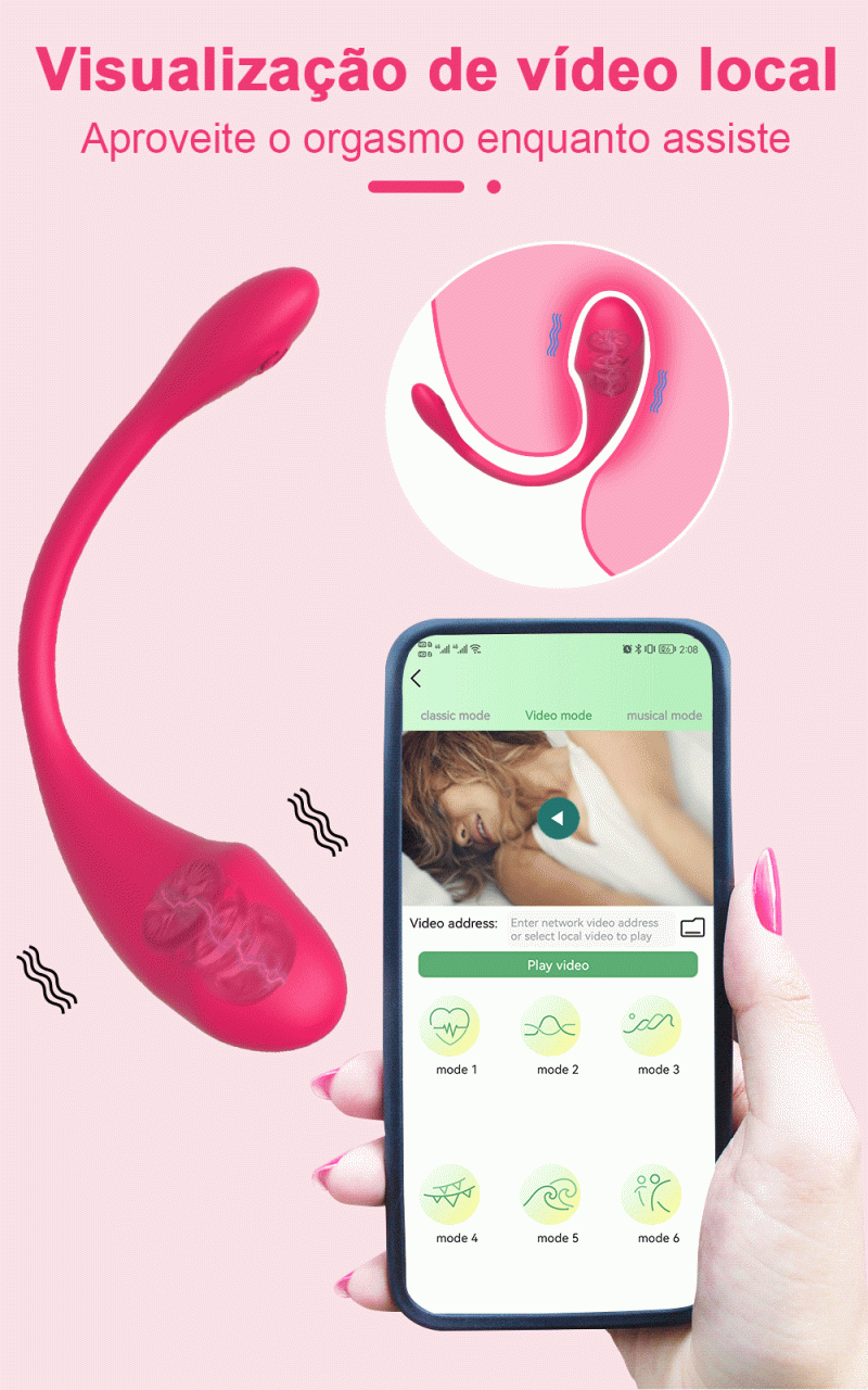 APP Remote Clit Vibrator Bluetooth Wearable Bullet Egg Adult Sex Toys for Women - Image 5