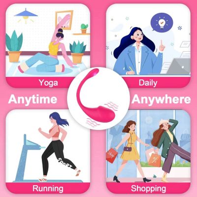 APP Remote Clit Vibrator Bluetooth Wearable Bullet Egg Adult Sex Toys for Women